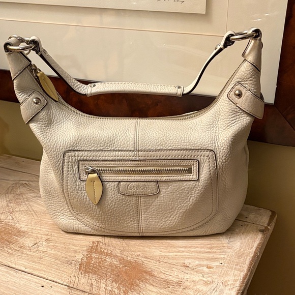 Vintage, Coach Penelope Pebbled Leather Shoulder Bag - Picture 1 of 13